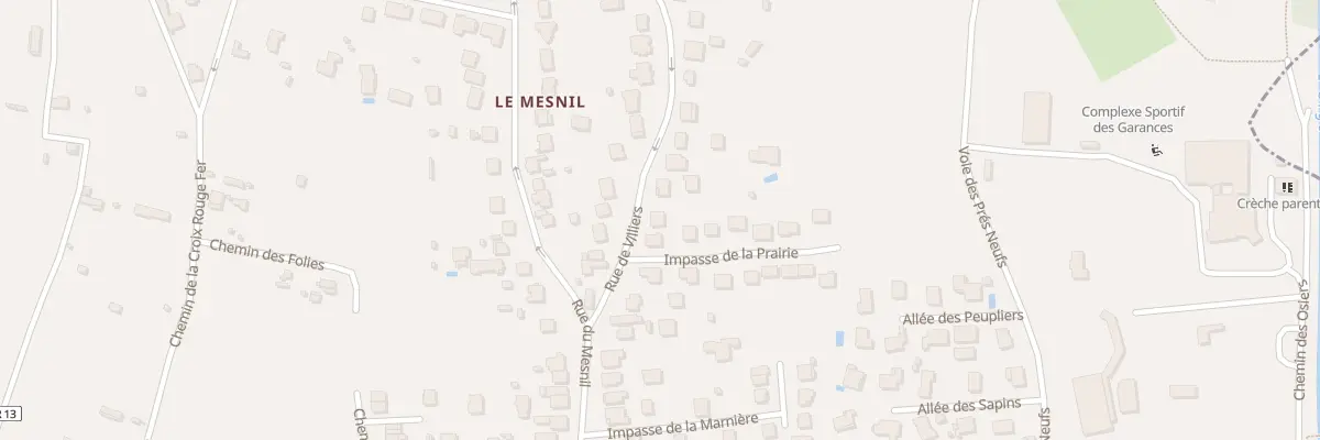 Plan du 9008 Rue de Villiers à Longpont-sur-Orge