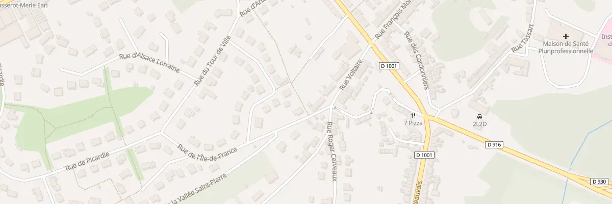 Plan du 8 Rue de l’Ile de France à Breteuil