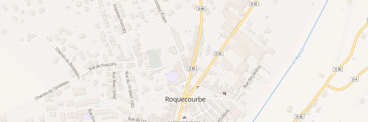 Plan du 8 Rue du Docteur Puech à Roquecourbe