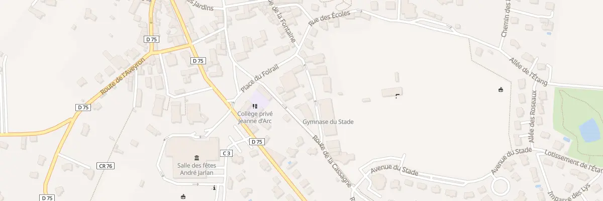 Plan du 85 Rue des Ebenistes à Rignac