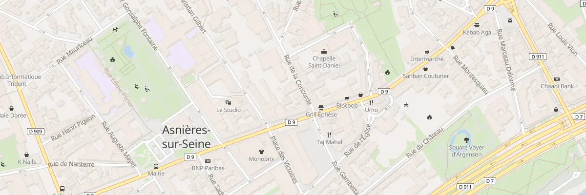 Plan du 5 Rue de la Concorde à Asnières-sur-Seine