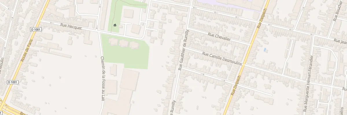 Plan du 216 Rue Gaulthier de Rumilly à Amiens