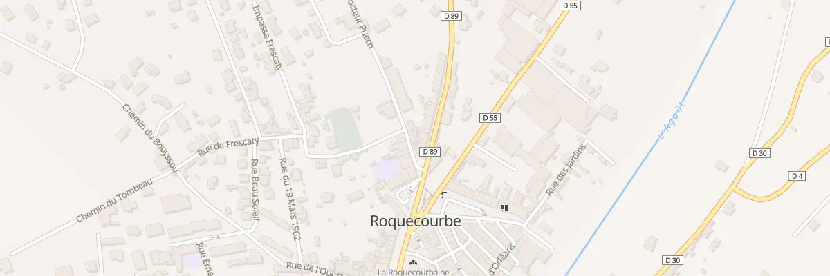 Plan du 6 Rue du Docteur Puech à Roquecourbe