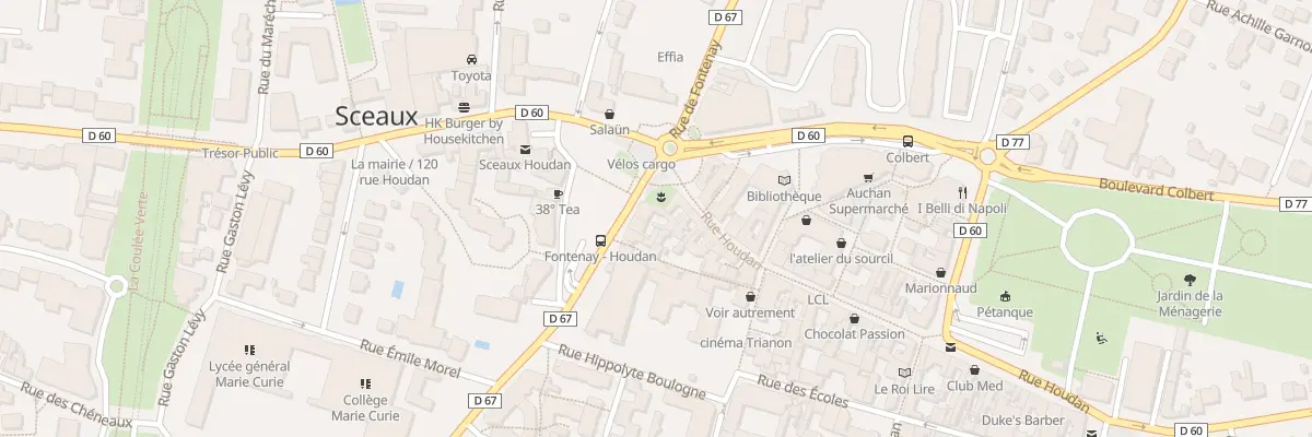 Plan du 3 Rue Voltaire à Sceaux