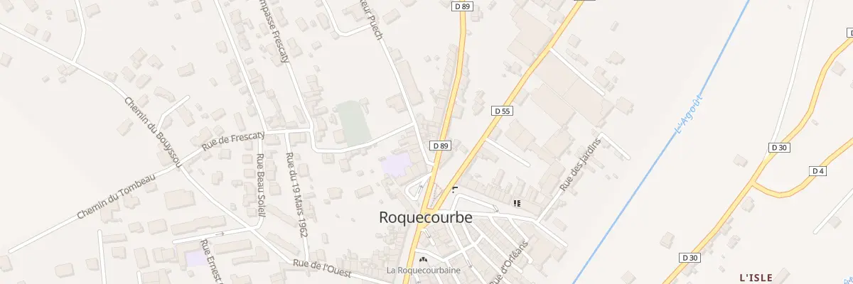 Plan du 4 Rue du Docteur Puech à Roquecourbe