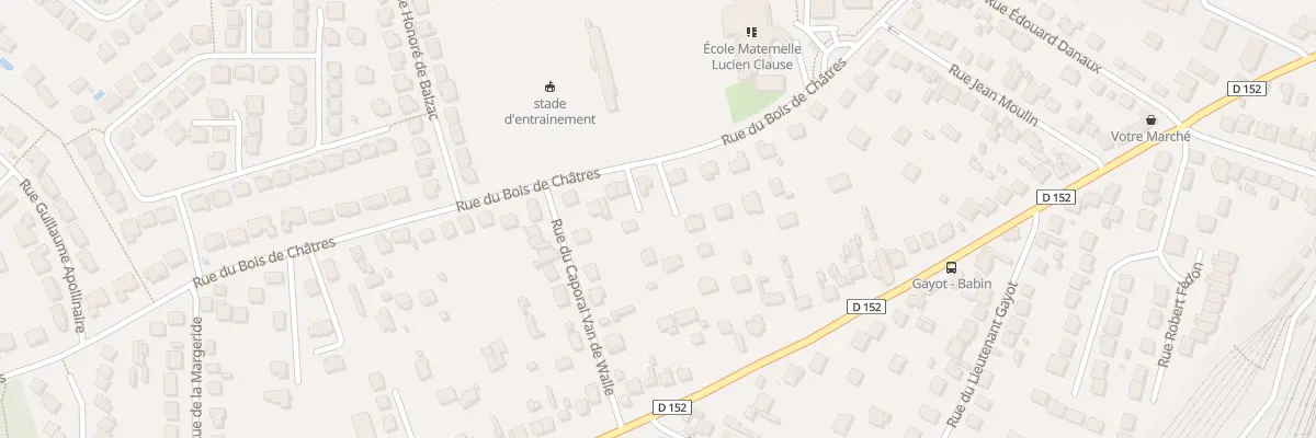 Plan du 83 Rue du Bois de Châtres à Brétigny-sur-Orge