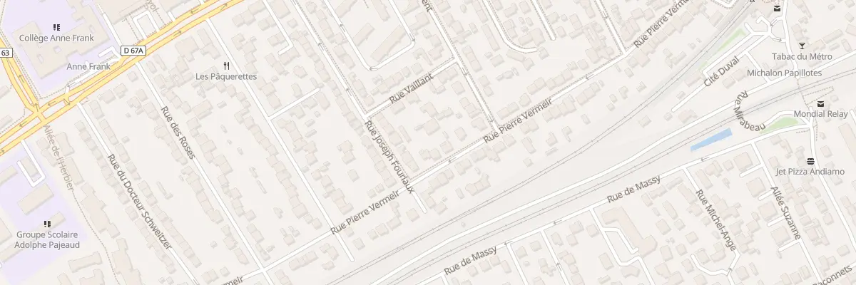 Plan du 84 Rue Pierre Vermeir à Antony