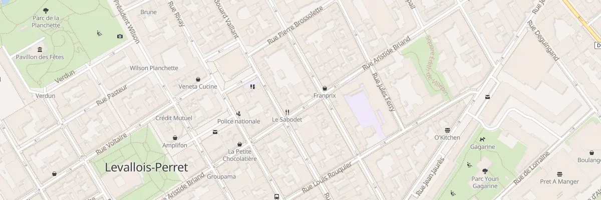 Plan du 85 Rue Aristide Briand à Levallois-Perret