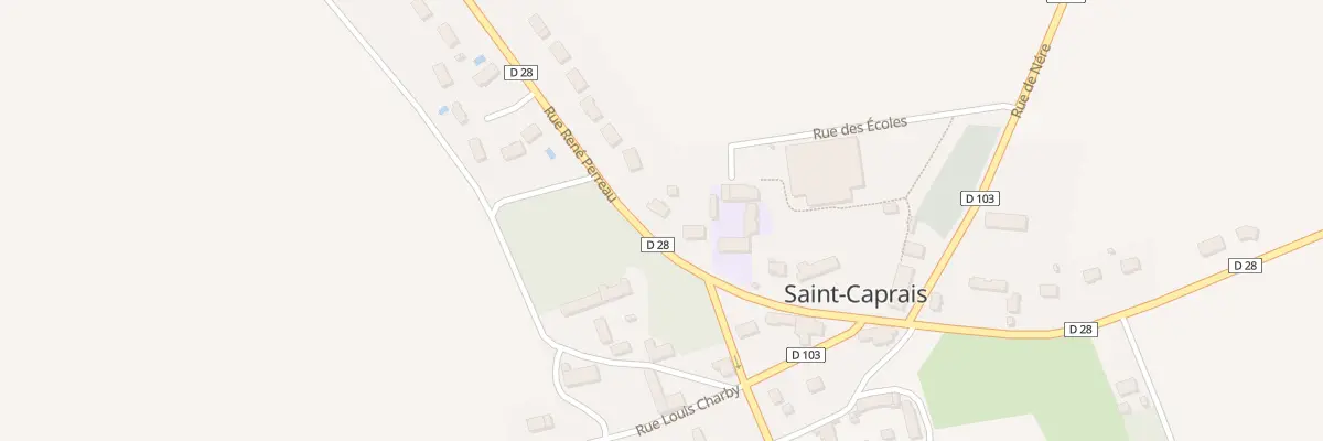 Plan du 32 Rue Rene Perreau à Saint-Caprais