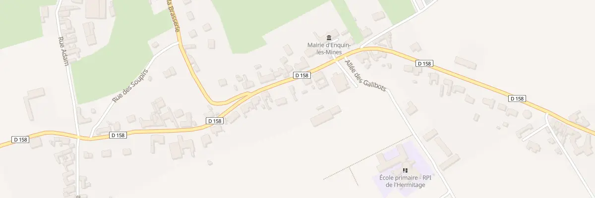 Plan du 7 Rue des Ecoles à Enquin-lez-Guinegatte