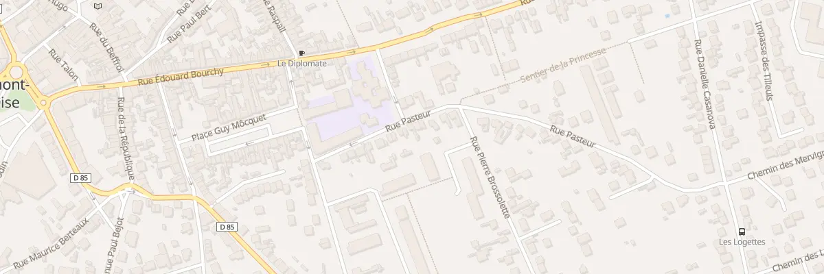 Plan du 16 Rue Pasteur à Beaumont-sur-Oise