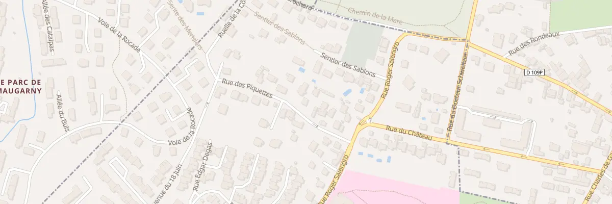 Plan du 14 Rue des Piquettes à Margency