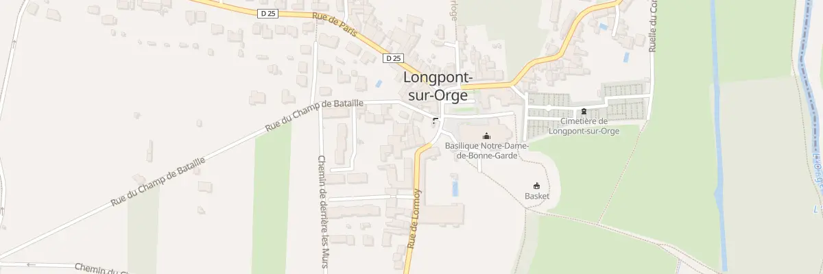 Plan du 6 Rue de Lormoy à Longpont-sur-Orge