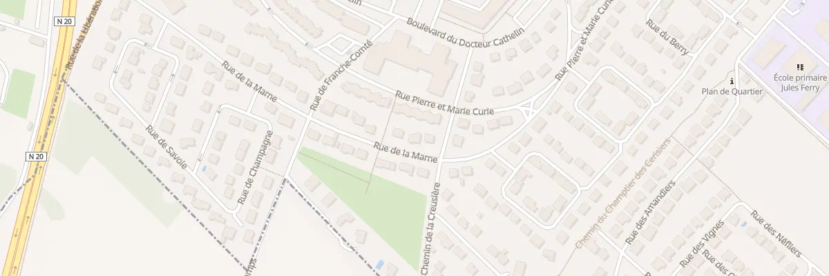 Plan du 29 Rue de la Marne à Longjumeau