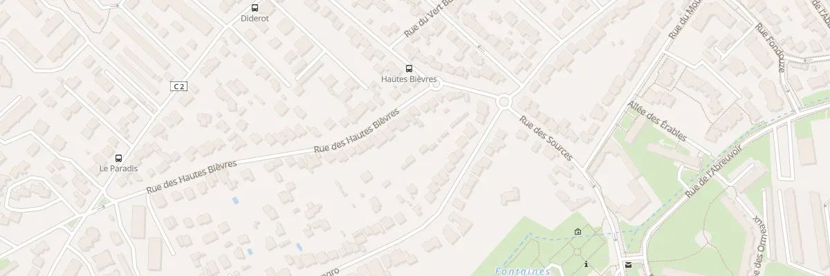 Plan du 13 Rue des Hautes Bievres à Antony