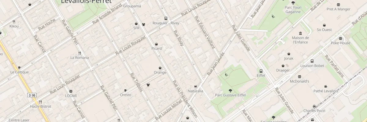 Plan du 11 Rue Rivay à Levallois-Perret
