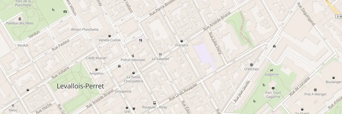 Plan du 98 Rue Aristide Briand à Levallois-Perret