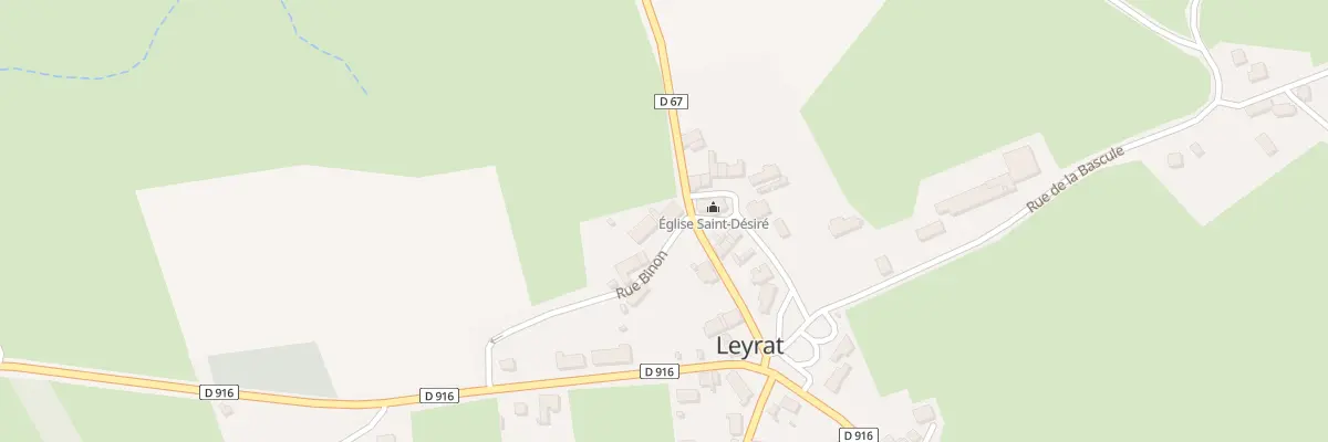 Plan du 2 Rue Binon à Leyrat