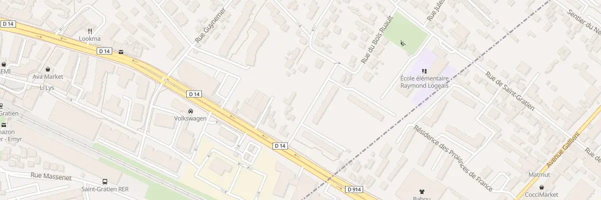Plan du 85 Bd Marechal Foch Rn 14 à Saint-Gratien