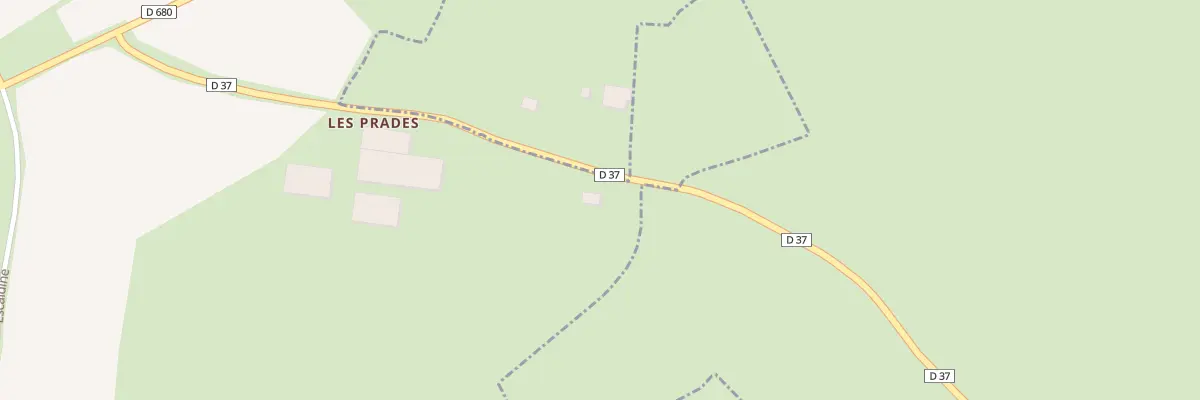 Plan du 6006 Les Prades à Chaussenac