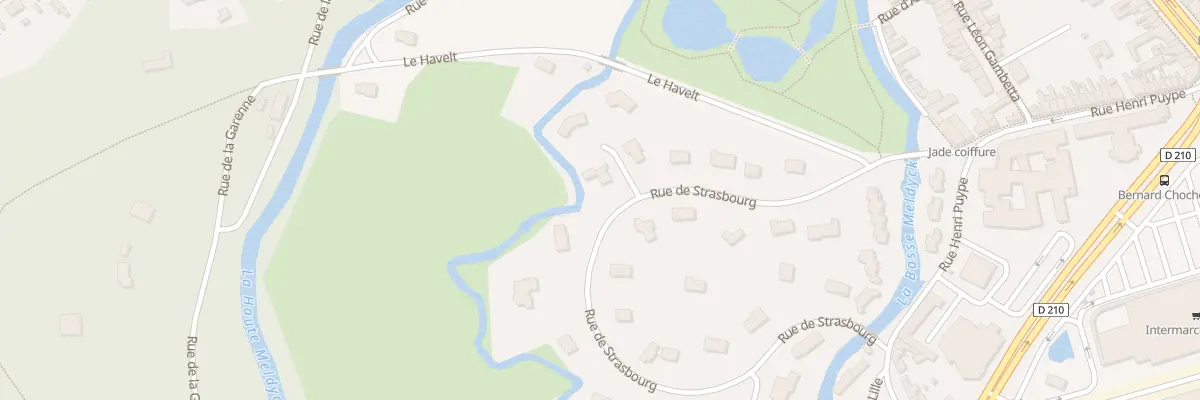Plan du 15 Rue de Strasbourg à Arques