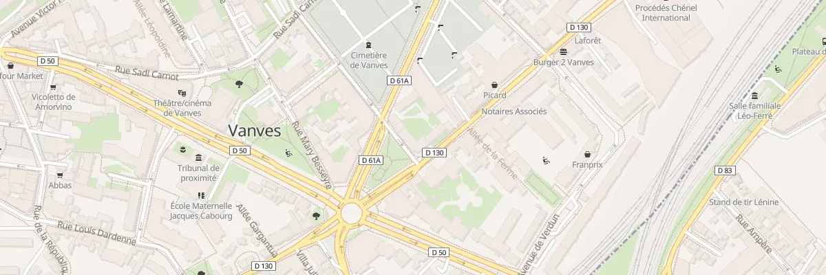 Plan du 9 Rue Jean Bleuzen à Vanves