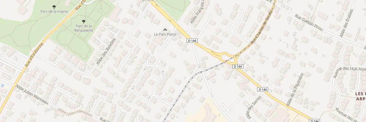 Plan du 2 Rue Nicolas Kichkine à Margency