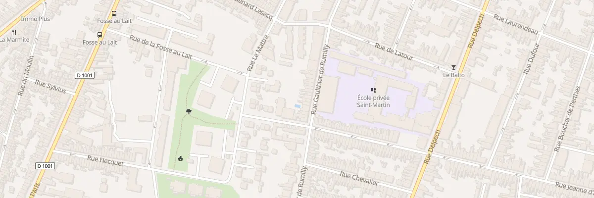 Plan du 144 Rue Gaulthier de Rumilly à Amiens