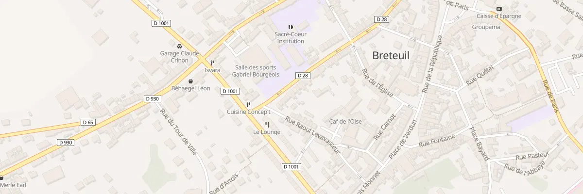 Plan du 47 Rue Adrien Maitre à Breteuil
