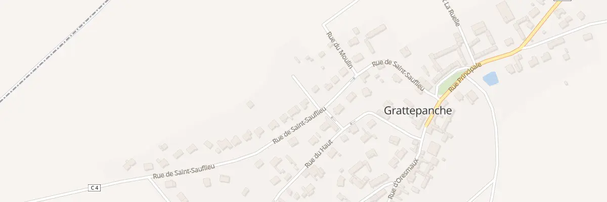 Plan du 240 Rue de St Sauflieu à Grattepanche