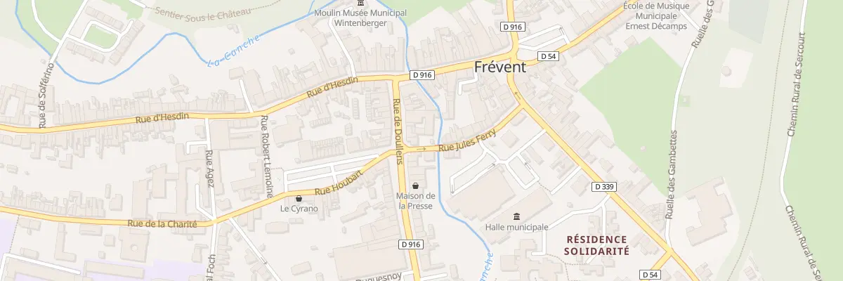 Plan du 11 Rue de Doullens à Frévent