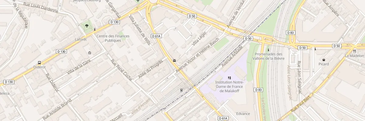 Plan du 21 Av Jacques Jézéquel à Vanves