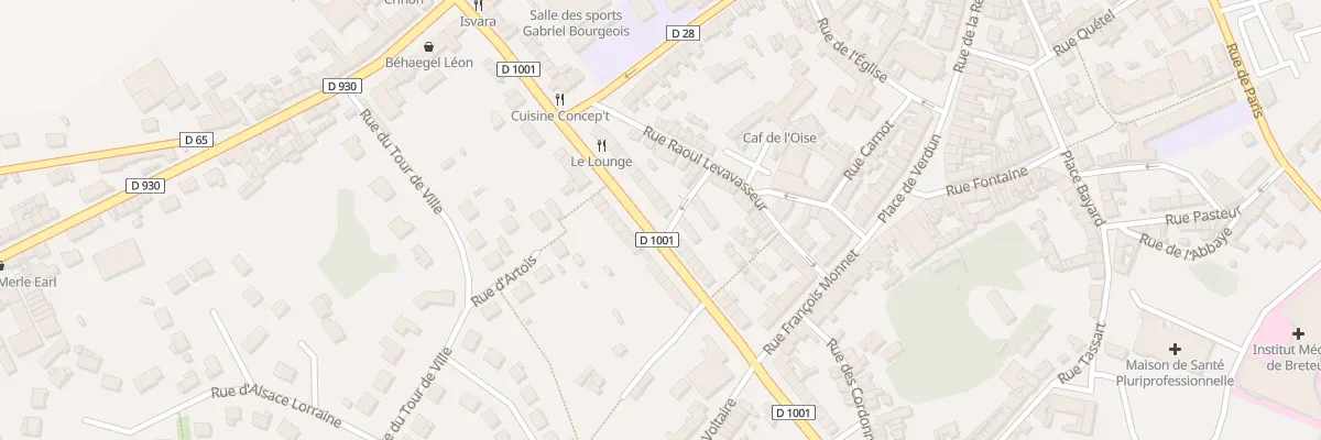 Plan du 36 Av du Gen Frere à Breteuil