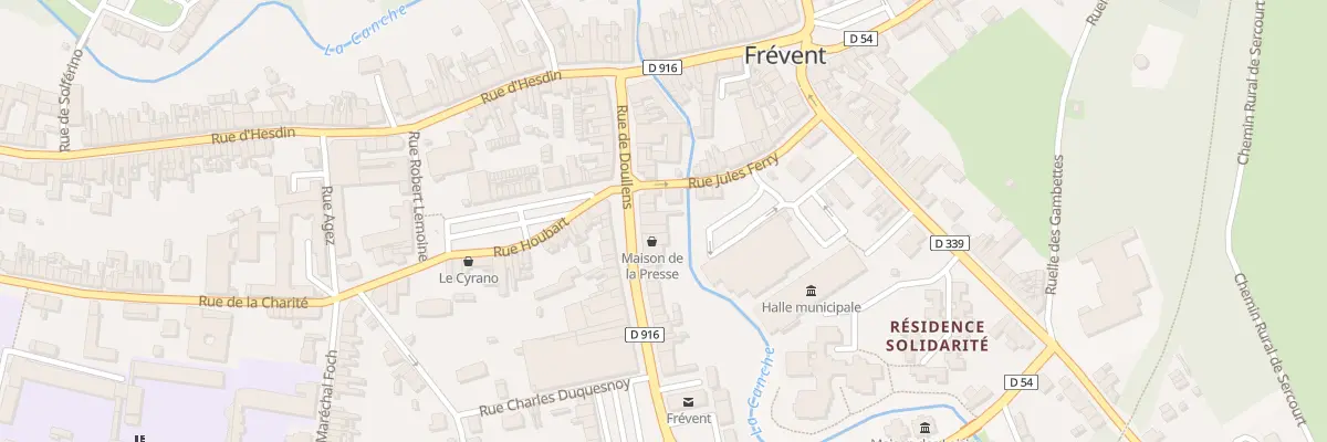 Plan du 17 Rue de Doullens à Frévent