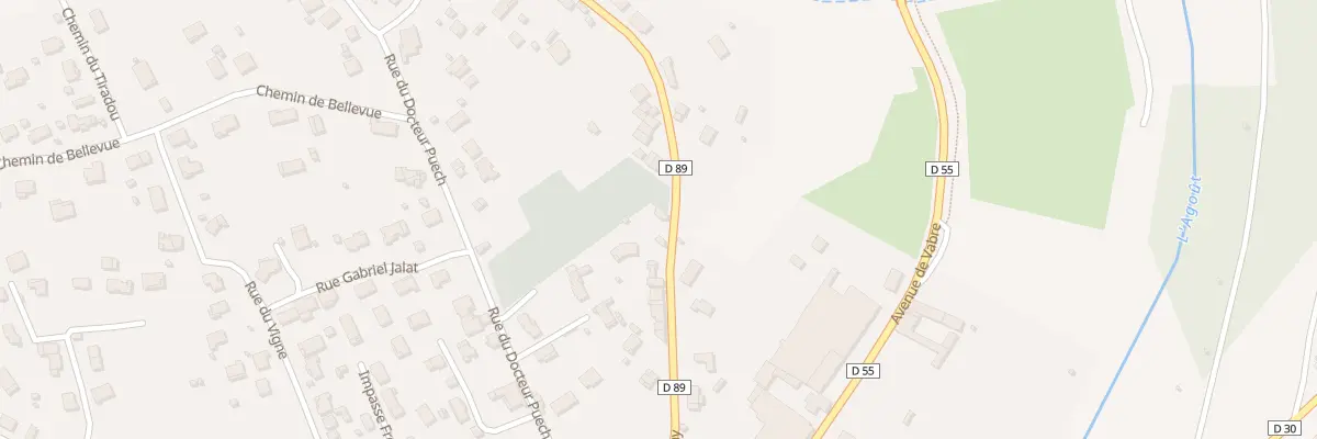 Plan du 55 Av de Lattre de Tassigny à Roquecourbe