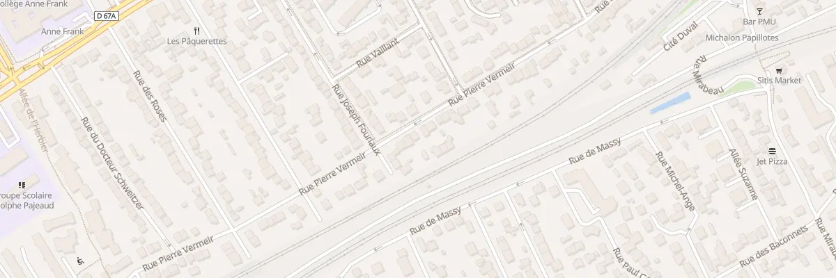 Plan du 105 Rue Pierre Vermeir à Antony