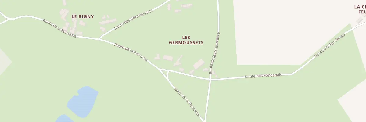 Plan du 53 Rte des Fondenais à Saint-Pierre-les-Bois