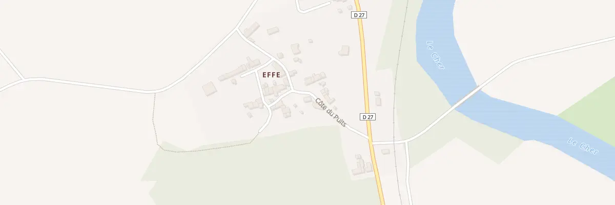 Plan du 32 Effes Village à Corquoy