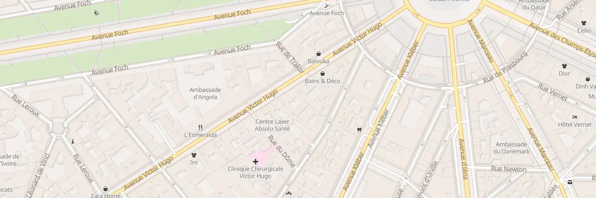 Plan du 17 Av Victor Hugo à Paris 16e Arrondissement