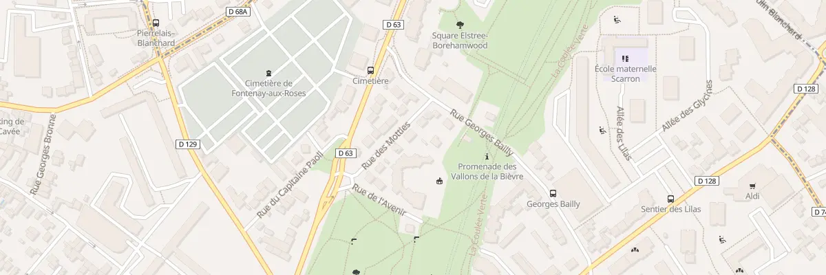 Plan du 8 Rue des Mottiés à Fontenay-aux-Roses