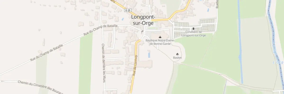 Plan du 5 Pl des Combattants à Longpont-sur-Orge