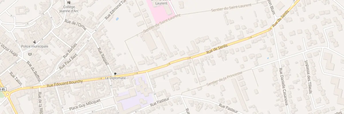 Plan du 75B Rue de Senlis à Beaumont-sur-Oise