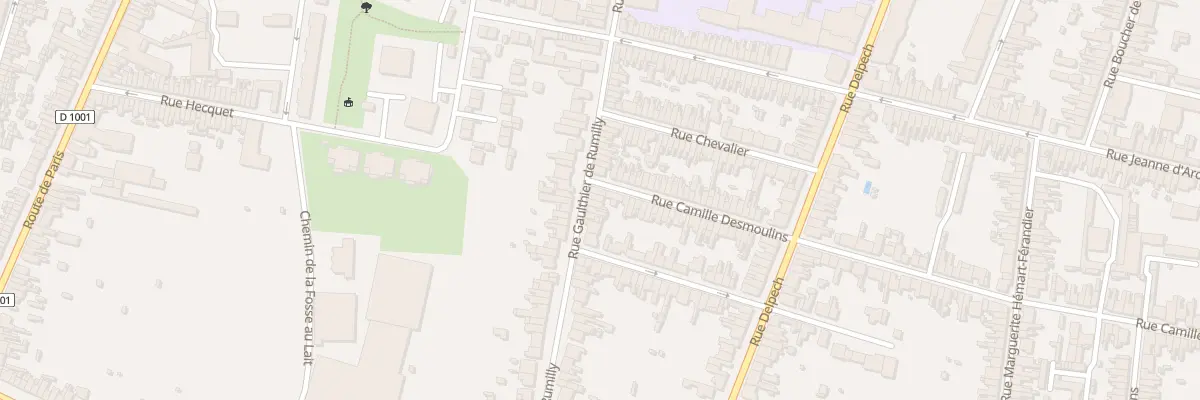 Plan du 139 Rue Gaulthier de Rumilly à Amiens