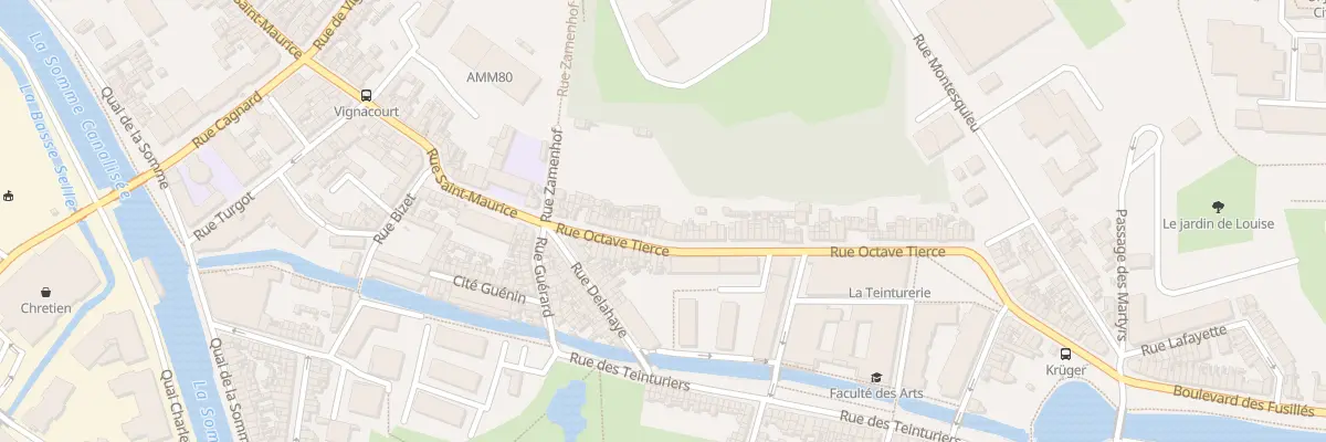 Plan du 150 Rue Octave Tierce à Amiens