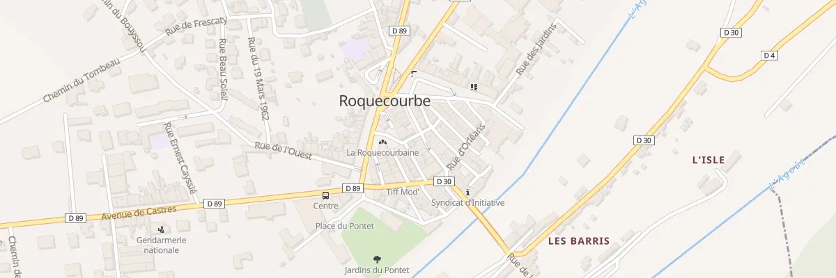 Plan du 11 Rue Victor Laur à Roquecourbe