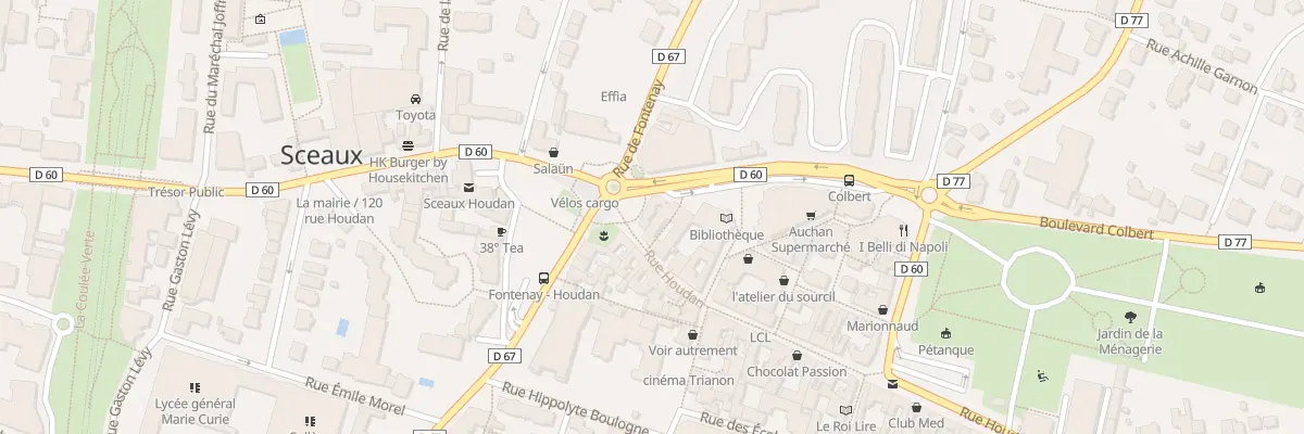 Plan du 108 Rue Houdan à Sceaux