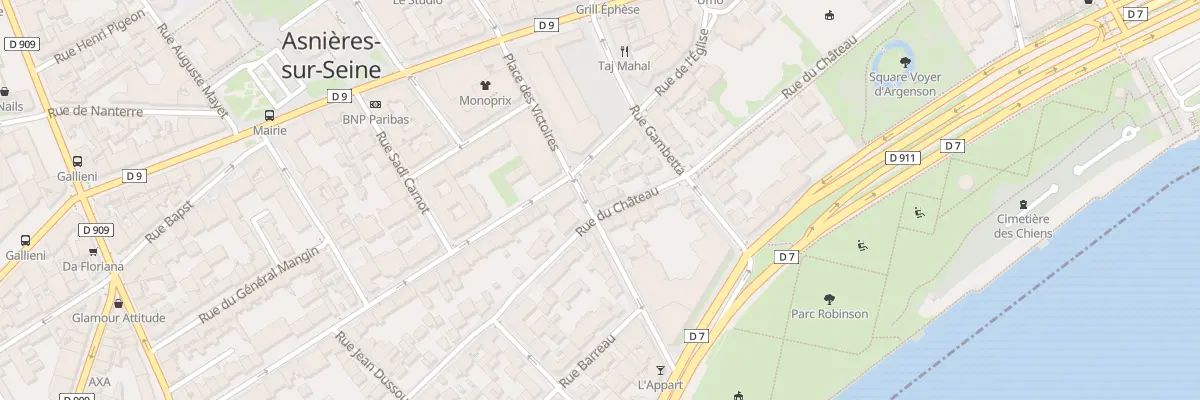 Plan du 79 Rue du Château à Asnières-sur-Seine