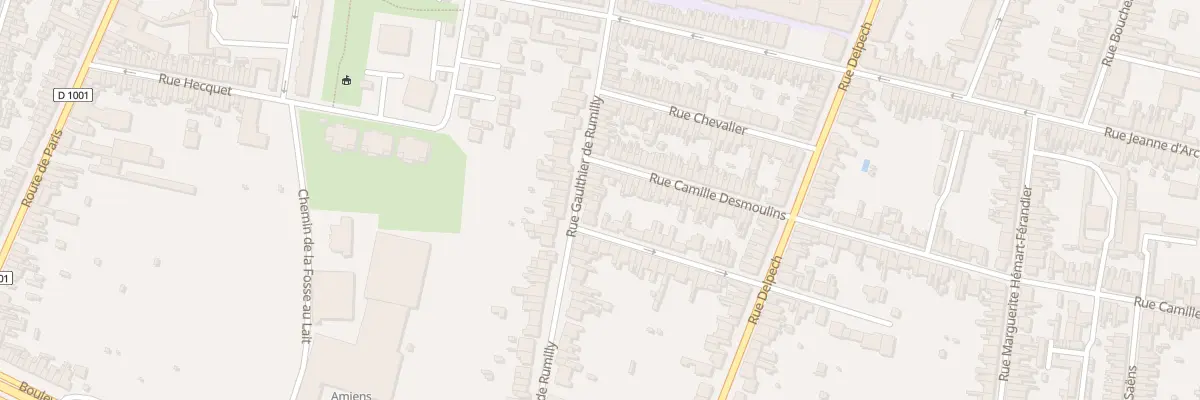 Plan du 145 Rue Gaulthier de Rumilly à Amiens