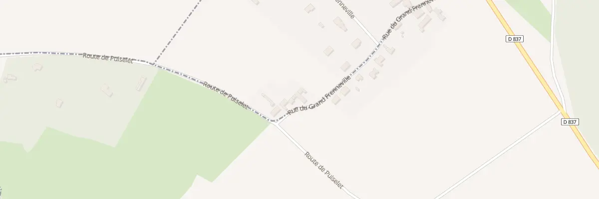 Plan du 14 Rte Le Grand Frenneville à Bouville