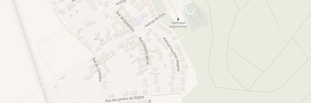 Plan du 1 Rue Edouard Becue à Nointel